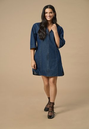 JDY, Denim JDYSALLY Midi - Teksakleit - dark blue denim
