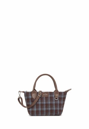 Brownie, BOLSO PEQUEÑO SHOPPER CUADROS - Bolso de mano - chocolate