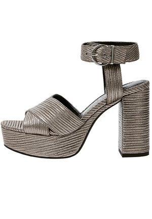 PULL&BEAR High heeled sandals - brown