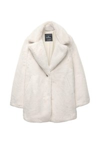 WITH LAPEL COLLAR - Winter coat - white