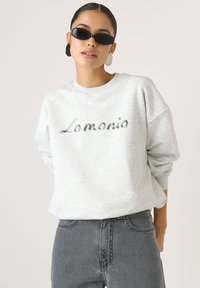 LA MANIA FIORA - Bluză de molton - grey