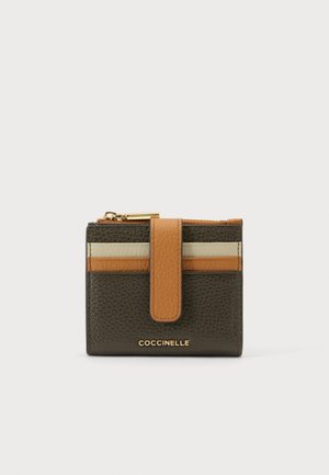 Coccinelle, METALLIC TRICOLOR - Portafoglio - brown/beige/camel