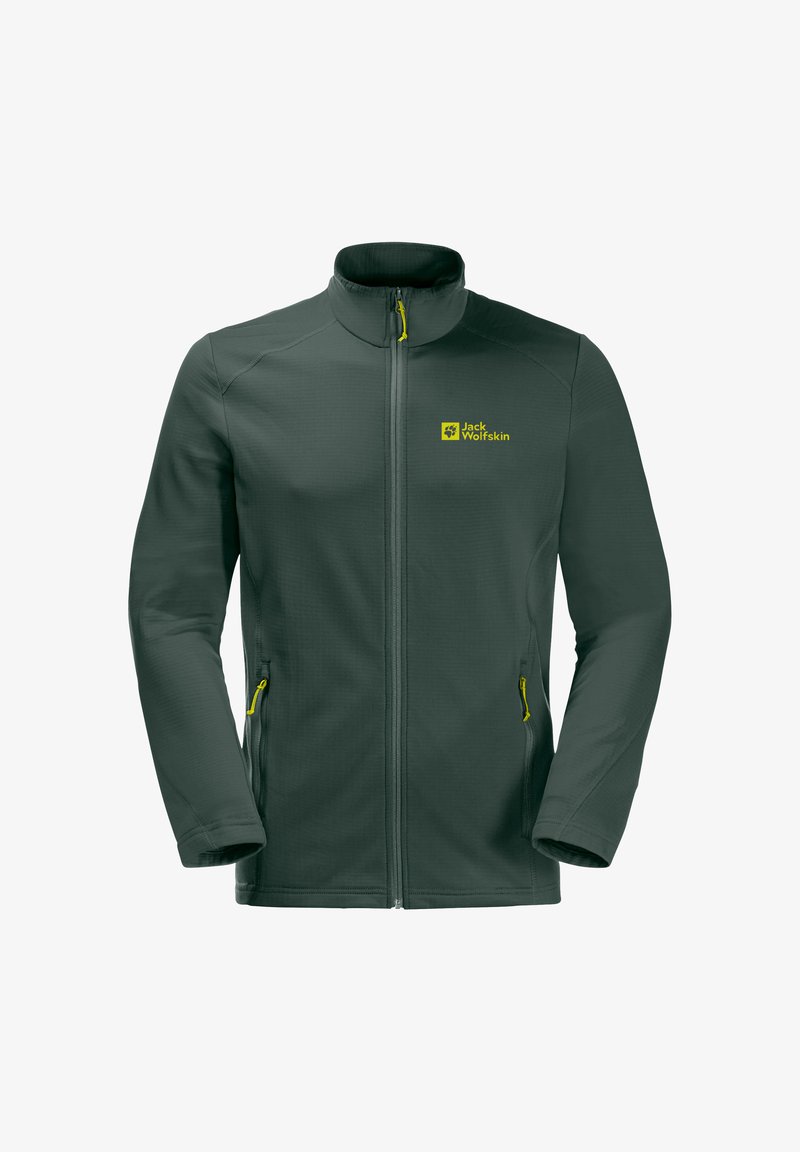 Jack Wolfskin KOLBENBERG - Fleecejas - black olive firefly