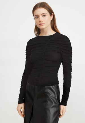 CHARLOTTECRAS BLOUSE - Palaidinė - black