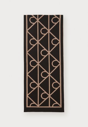FINE EMBLEM UNISEX - Scarf - black aop