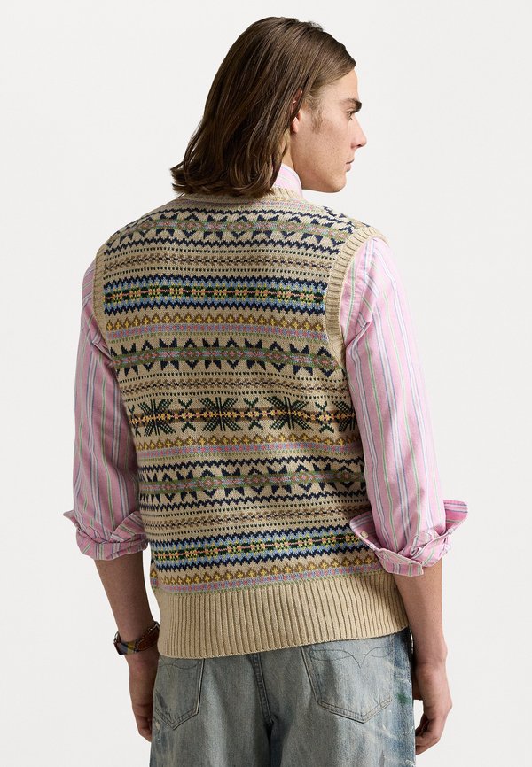 COTTON CASHMRE SLEEVELESS VEST - Jumper3