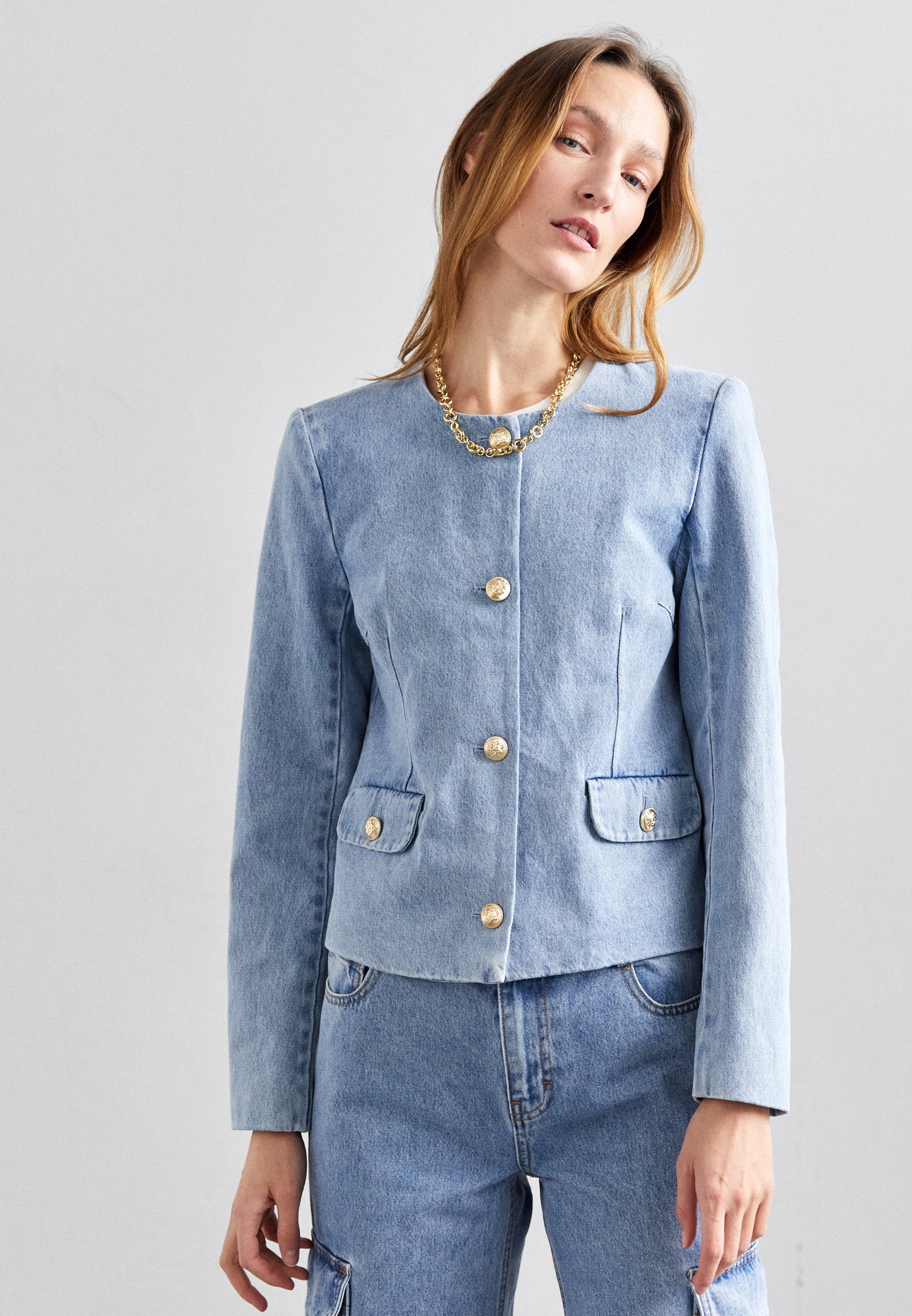 Giacca Di Jeans Giacca Di Jeans Blue Denim *NUOVA