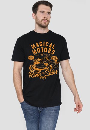 Harry Potter, HARRY POTTER HAGRID MAGICAL MOTORS ONE COLOR - Print T-shirt - black