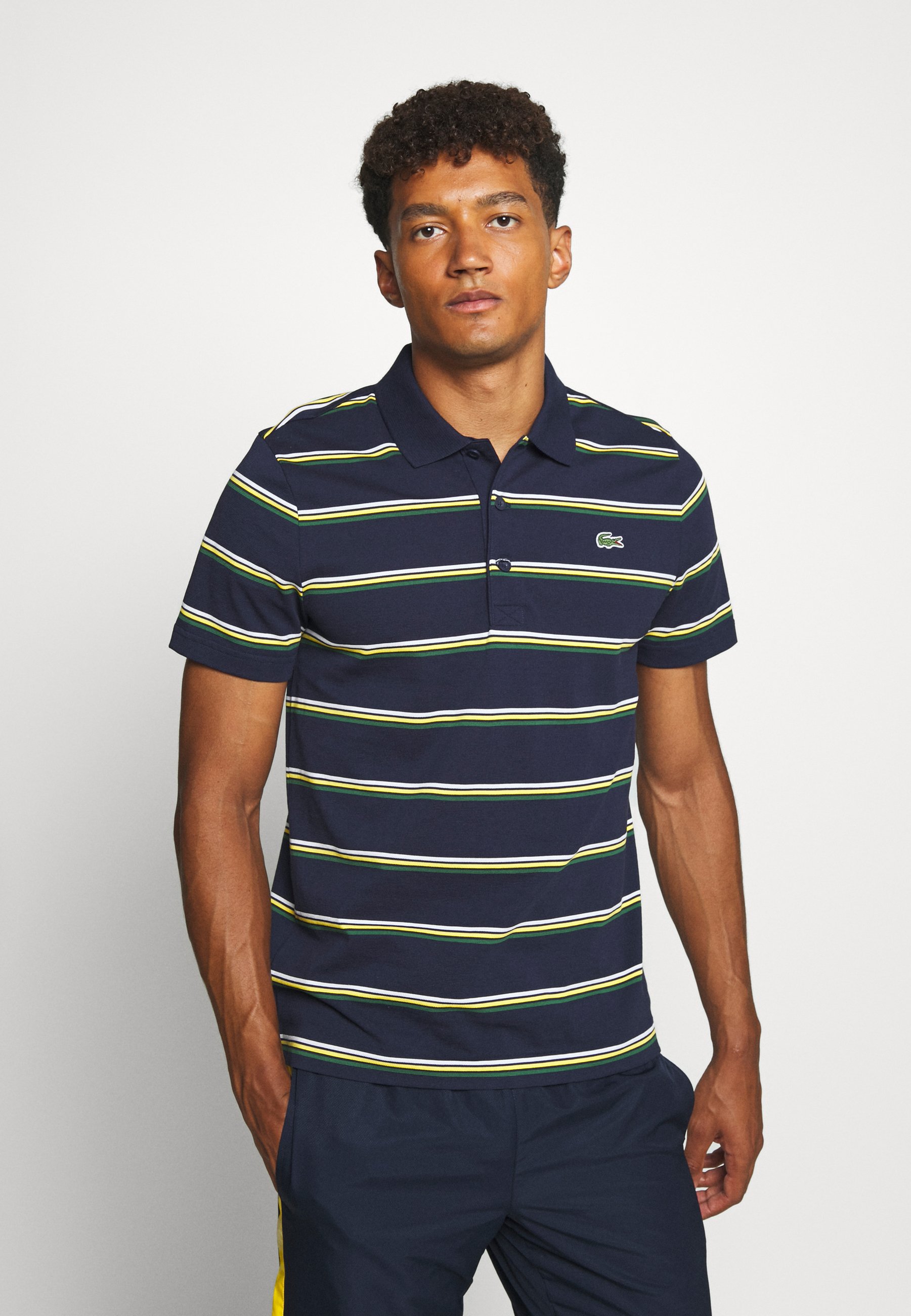 polo lacoste rayure verticale
