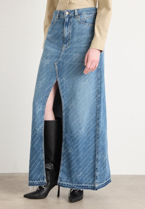 LONG SKIRT - Jeansrock