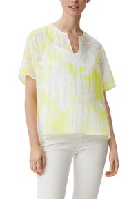 comma casual identity Blouse - helles zitrone