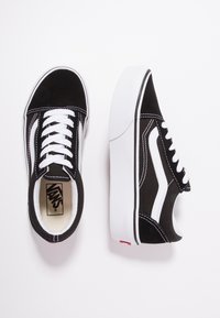 Vans OLD SKOOL PLATFORM UNISEX - Zapatillas - black/true white