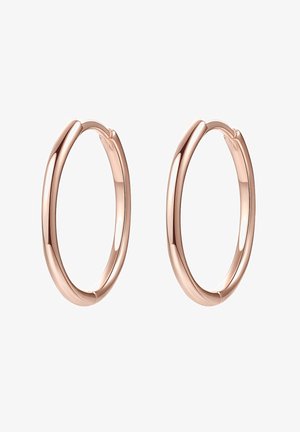 Orecchini pendenti da donna, ipoallergenici, placcati in oro rosa e Orecchini pendenti da donna, ipoallergenici, placcati in oro rosa e