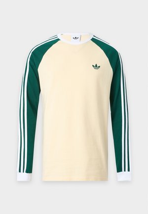 adidas Originals, TEE - Maglietta a manica lunga - warm vanilla/collegiate green