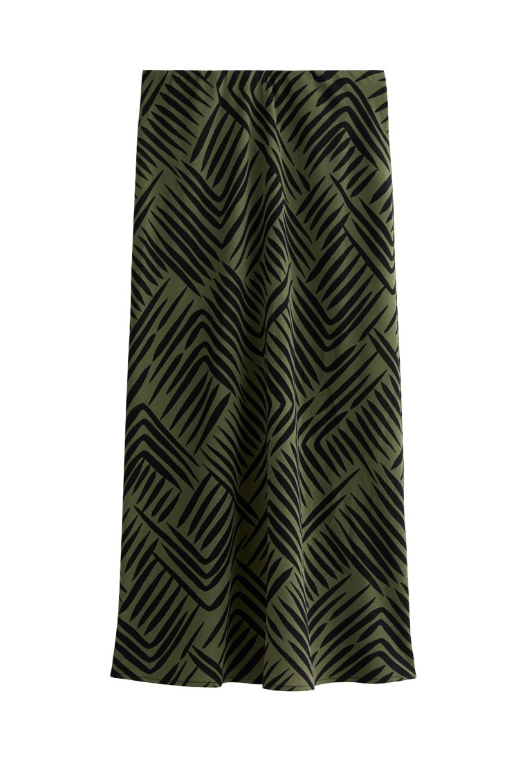 New Look A-lijn rok groen gemêleerd