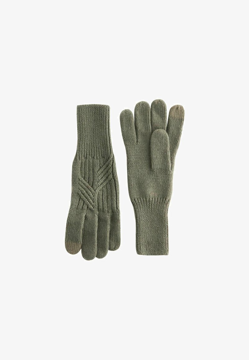 Next CABLE - REGULAR FIT - Handschoenen - khaki green