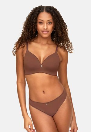 JEANNETTE DEMI - Push-up BH - brown patina