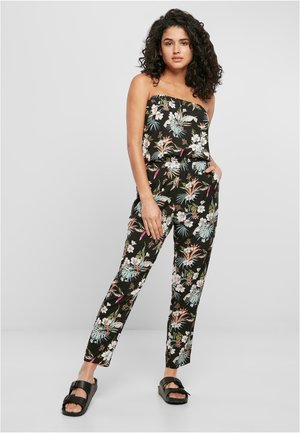 BANDEAU - Tuta jumpsuit - black tropical