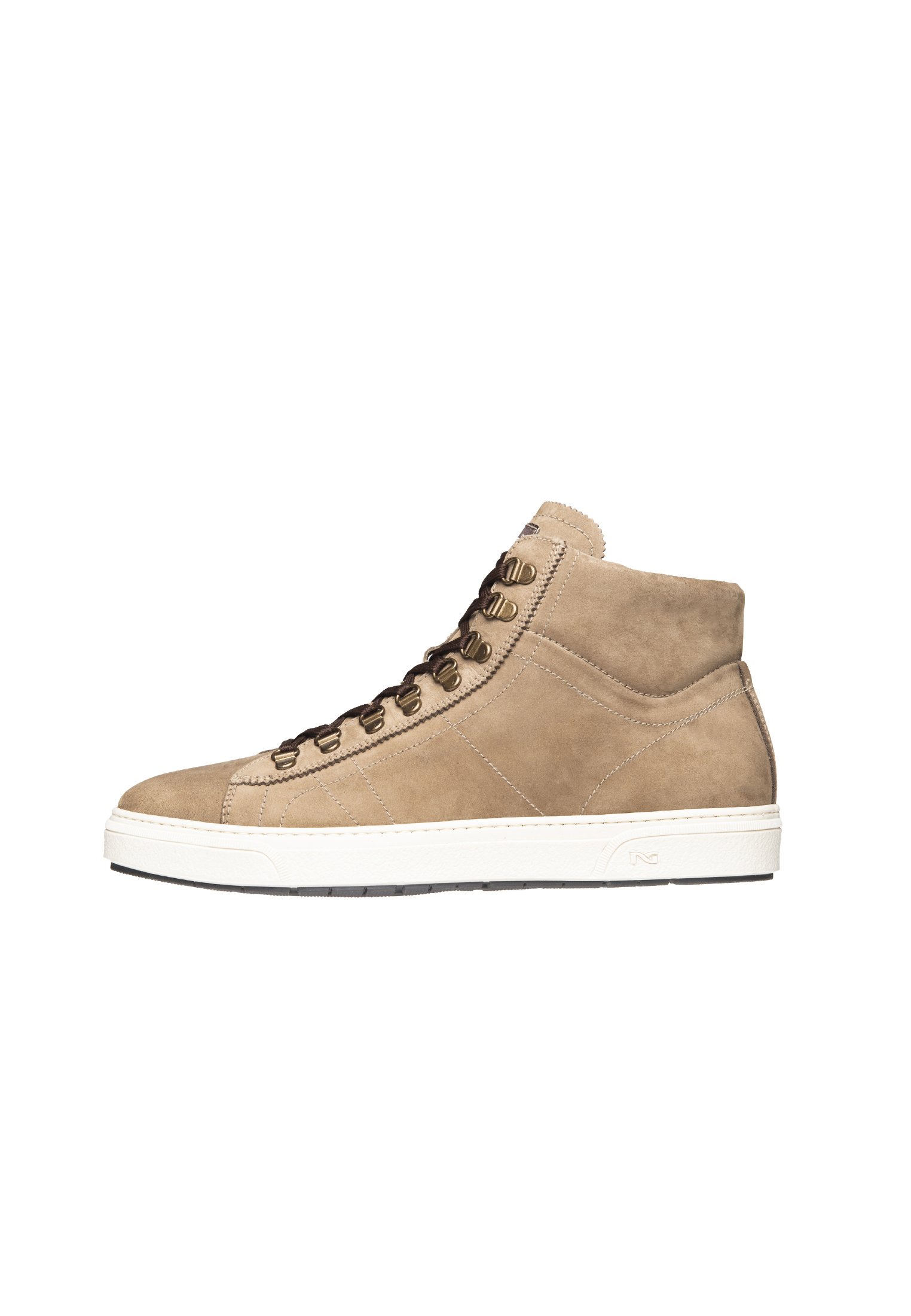 baskets beige homme