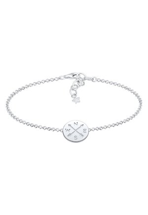 KOMPASS WANDERLUST REISE  - Armband - silver-coloured