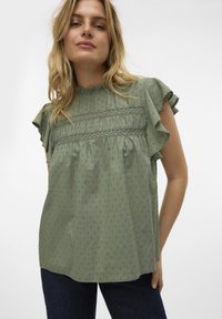 Vero Moda - VMTRINE - Bluse - hedge green Thumbnail-Bild 1