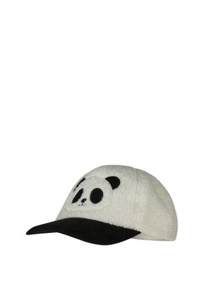 Sterntaler, BASECAP TEDDYPLÜSCH MIT PANDAGESICHT UND GRÖSSENREGULIERUNG UNISEX - Cap - ecru