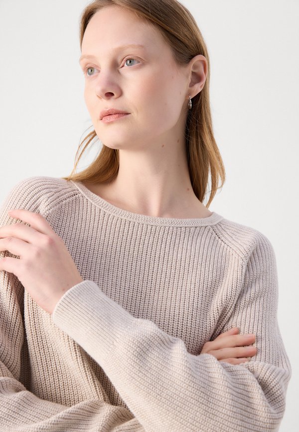 LONGSLEEVE ROUND NECK - Jumper - sandy melange3