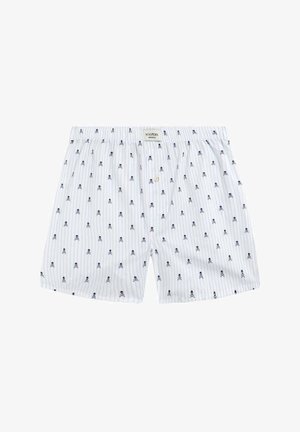 Scalpers, SCALPERS SKULL BOXER - Boxers - white stripes
