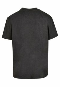 Kortærmet T-shirt med rund hals i mørkegrå. Fremstillet af blødt stof med en subtil tekstur. Har en lige kant og ingen synlige logoer eller mønstre.