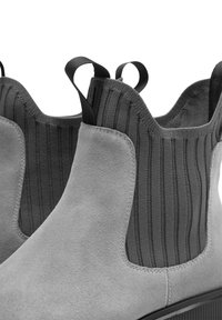 Woden Botines con plataforma - sea fog grey