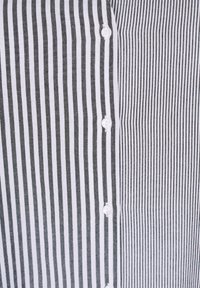 Zizzi GESTREIFTE MIT 3/4-ÄRMELN - Tunica - black w. wh.stripe