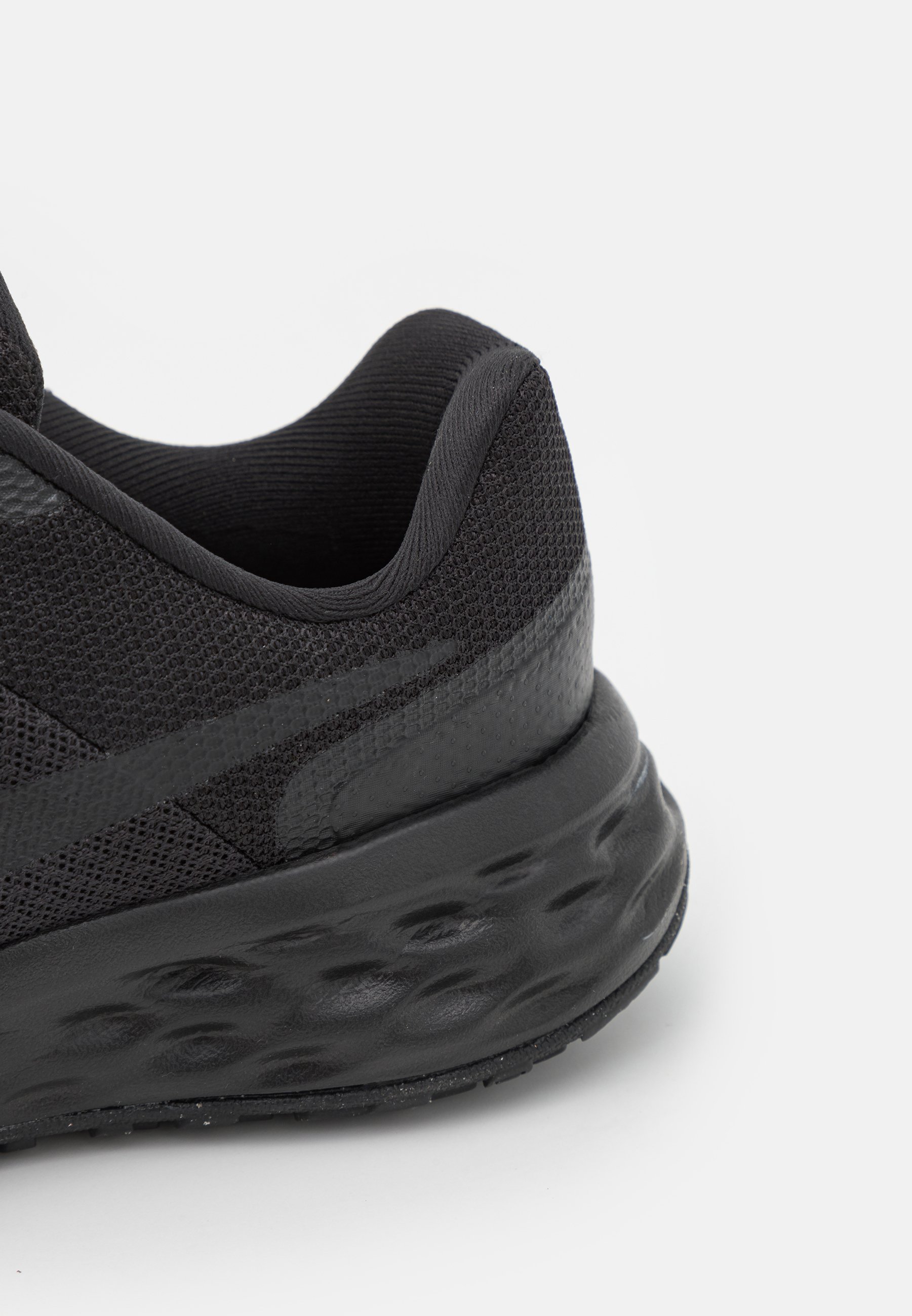 Nike Performance REVOLUTION 6 NN UNISEX - Neutral running shoes -  black/dark smoke grey/black - Zalando.co.uk