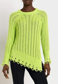 River Island Strickpullover - green