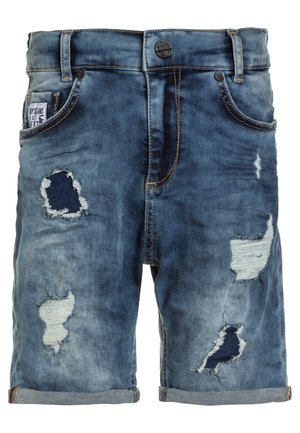CROTCH - Short en jean - light blue destroyed