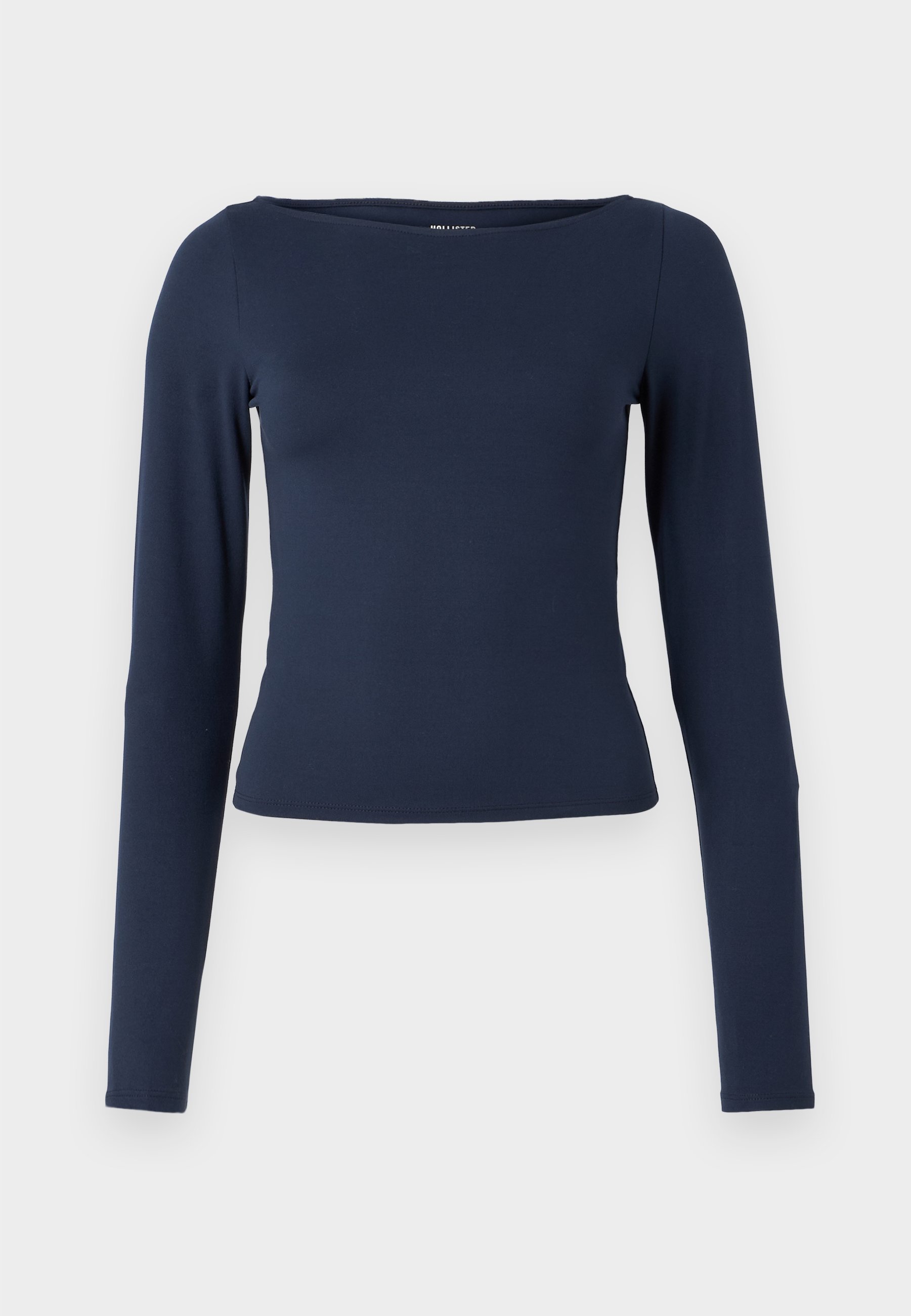 Hollister Co. EMEA FLAT SEAMLESS BOAT NECK - Long sleeved top