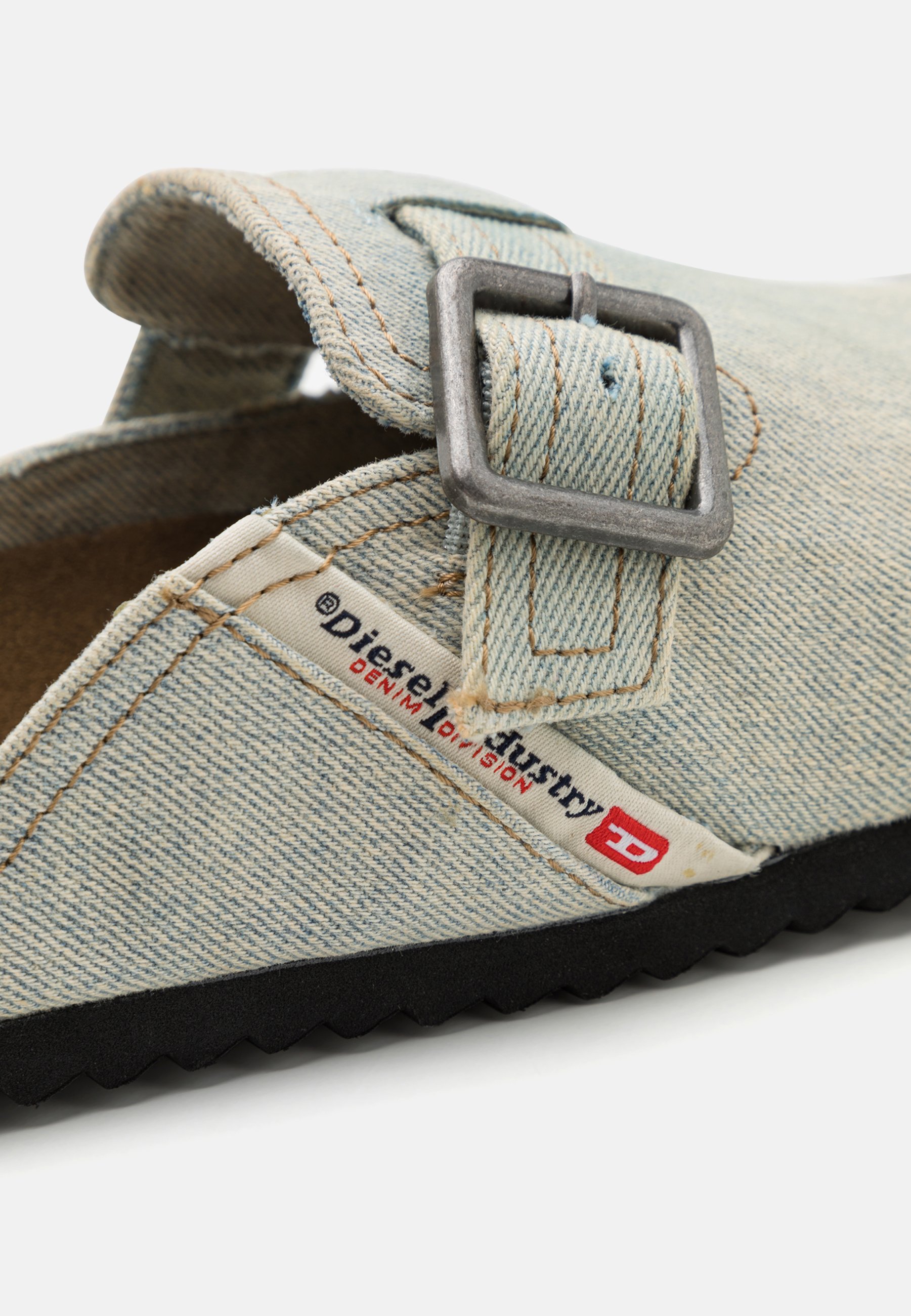 Diesel D-WOODSTOCK X - Clogs - light blue denim/light-blue Diesel D-WOODSTOCK X - Clogs - light blue denim/light-blue