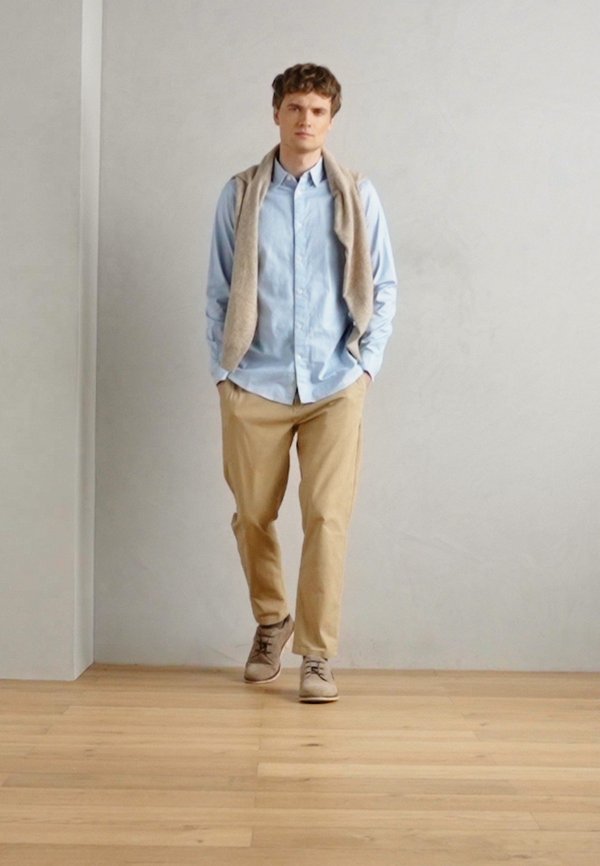 Casual lace-ups - taupe4