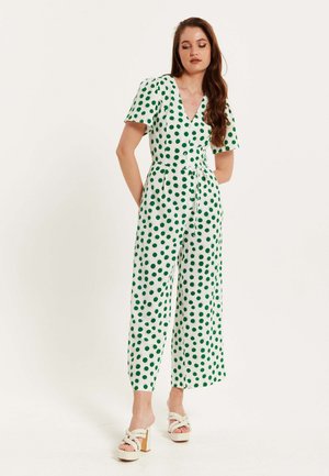 Liquorish POLKA DOT - Jumpsuit - white