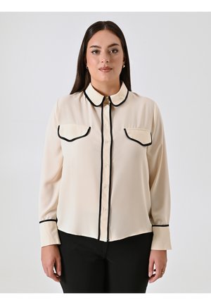 Hemdbluse - beige