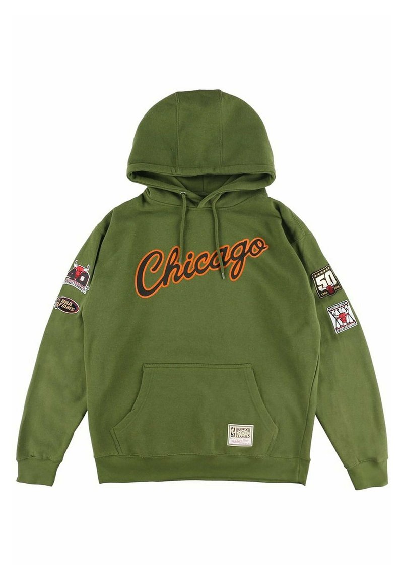 Mitchell & Ness FLIGHT CHICAGO BULLS - Kapuzenpullover - olive