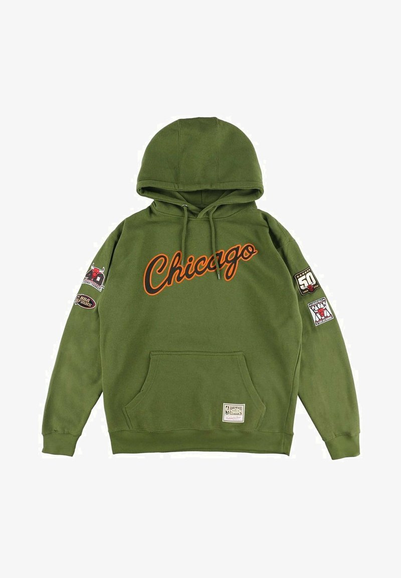 Mitchell & Ness FLIGHT CHICAGO BULLS - Kapuzenpullover - olive