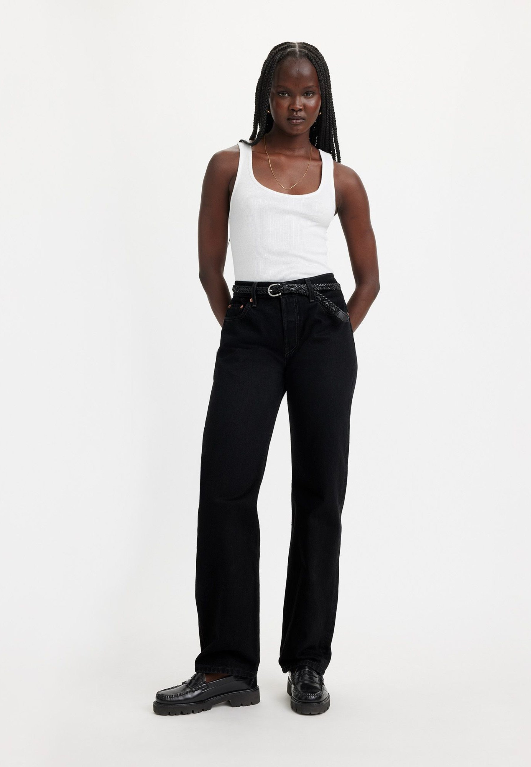 Levi's® - Jeansy Straight Leg/czarny denim - Zalando.pl