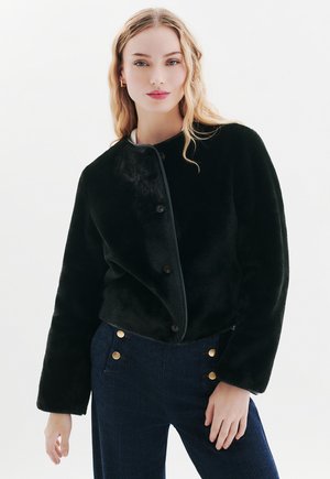 FASHION ELEGANT MODERN MANTEL GOUVERNAIL - Veste polaire - noir