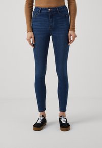 Gina Tricot - HIGHWAIST - Jeans Skinny Fit - dark blue Thumbnail-Bild 1