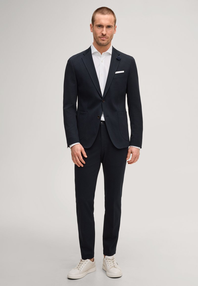 Autsel Sakko Herenpak, sportief, slimfit, voor bruiloft, blazer met één knoop, voor vrije tijd, donkergrijs, S Autsel Sakko Herenpak, sportief, slimfit, voor bruiloft, blazer met één knoop, voor vrije tijd, donkergrijs, S