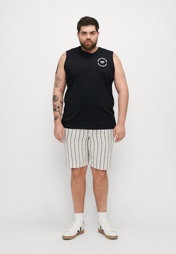 JPSTJAIDEN COBA STRIPE - Shorts - celadon tint3