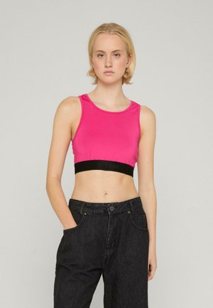CROPPED  - Top - hibiskus pink