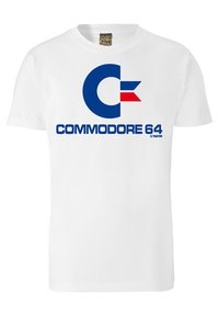 LOGOSHIRT COMMODORE-LOGO - Print T-shirt - weiss