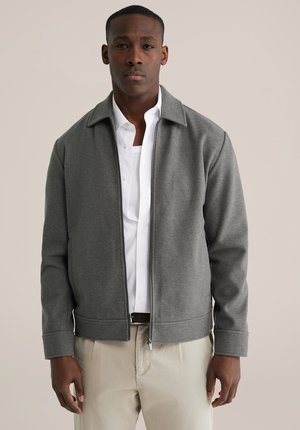 Lichte jas - greyish green