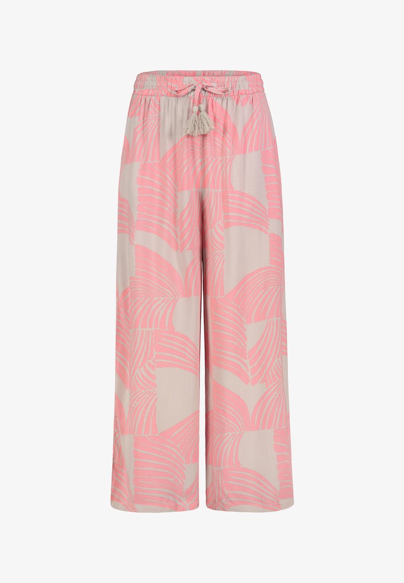 Sublevel WEITE PALAZZO MIT ALLOVERPRINT - Trousers - rosa